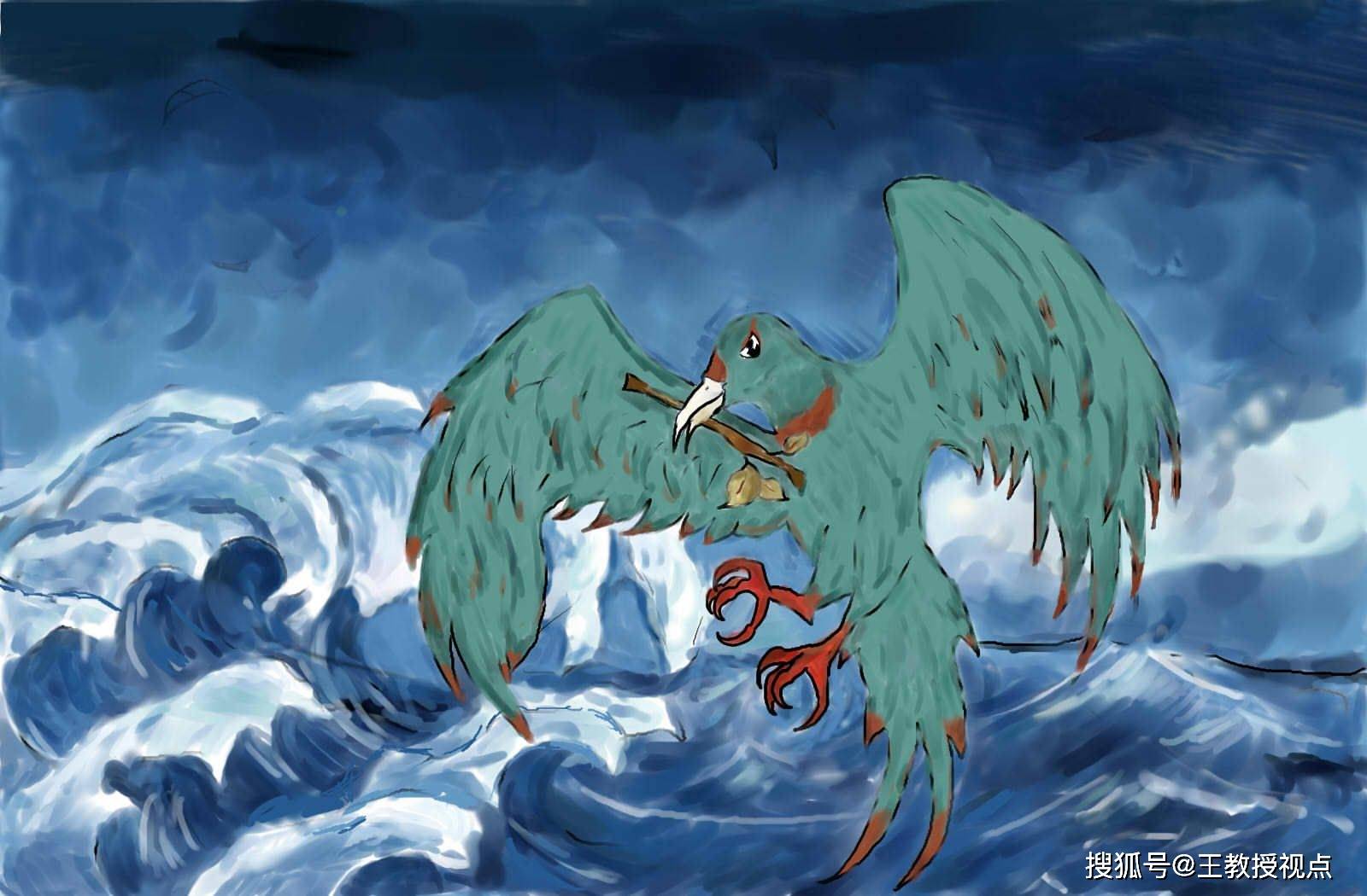 精卫填海神话与文化的交融