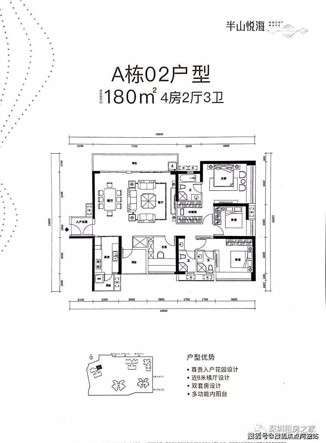 阳光城半山悦户型图图片