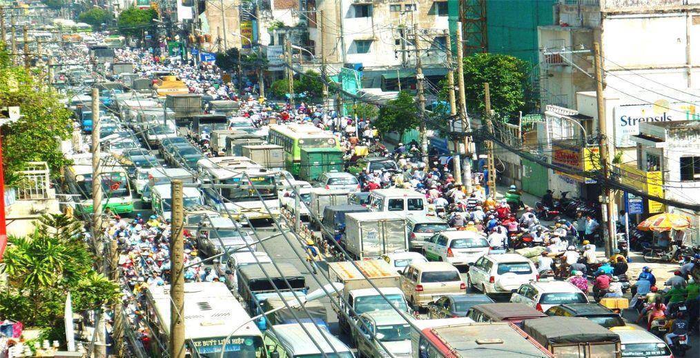 世界上最拥堵的首都,居住着1400多万人,且还被列为污染严重之城