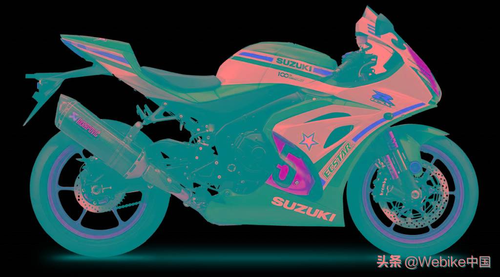 铃木历代冠军彩绘聚集在gsx-r1000r摩托车上_搜狐汽车_搜狐网