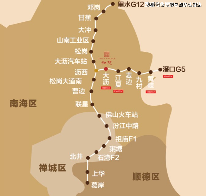 5号线连接禅城祖庙及广州滘口.8号线连接机场及佛山西站.