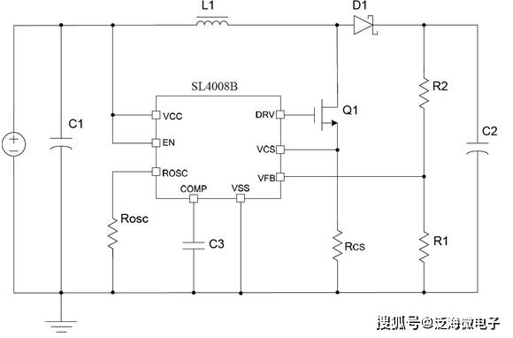 sl4008b 是一款专为升压,升降压开关电源设计的专用dc