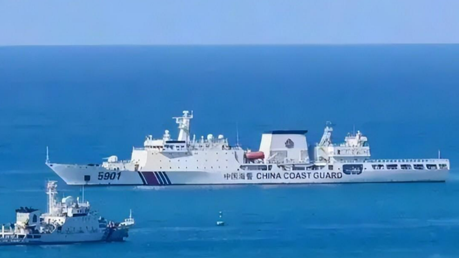 原创越南要求中方保持克制话音刚落中国万吨海警船现身南海万安滩