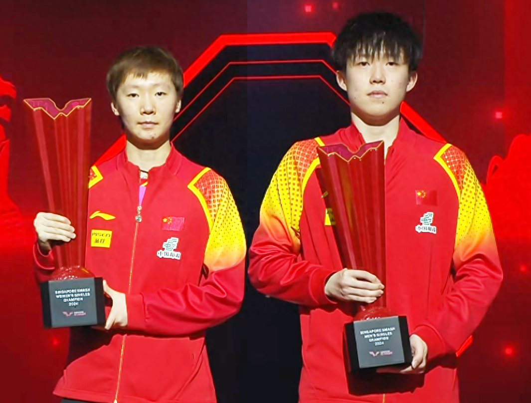 王楚钦换球拍,4-1强势击败梁靖昆,王曼昱实现奥运冠军梦?