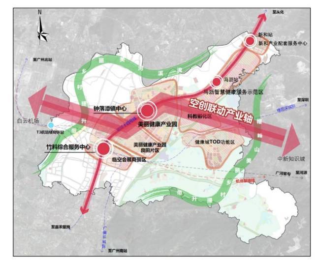 广州白云新城规划图片