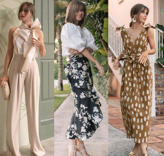 原创法式度假风的穿搭范本来了掌握好这3个技巧穿得很有气质