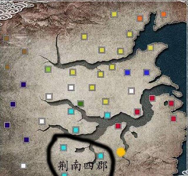三国演义中刘备统领荆南四郡后四郡的太守分别是谁
