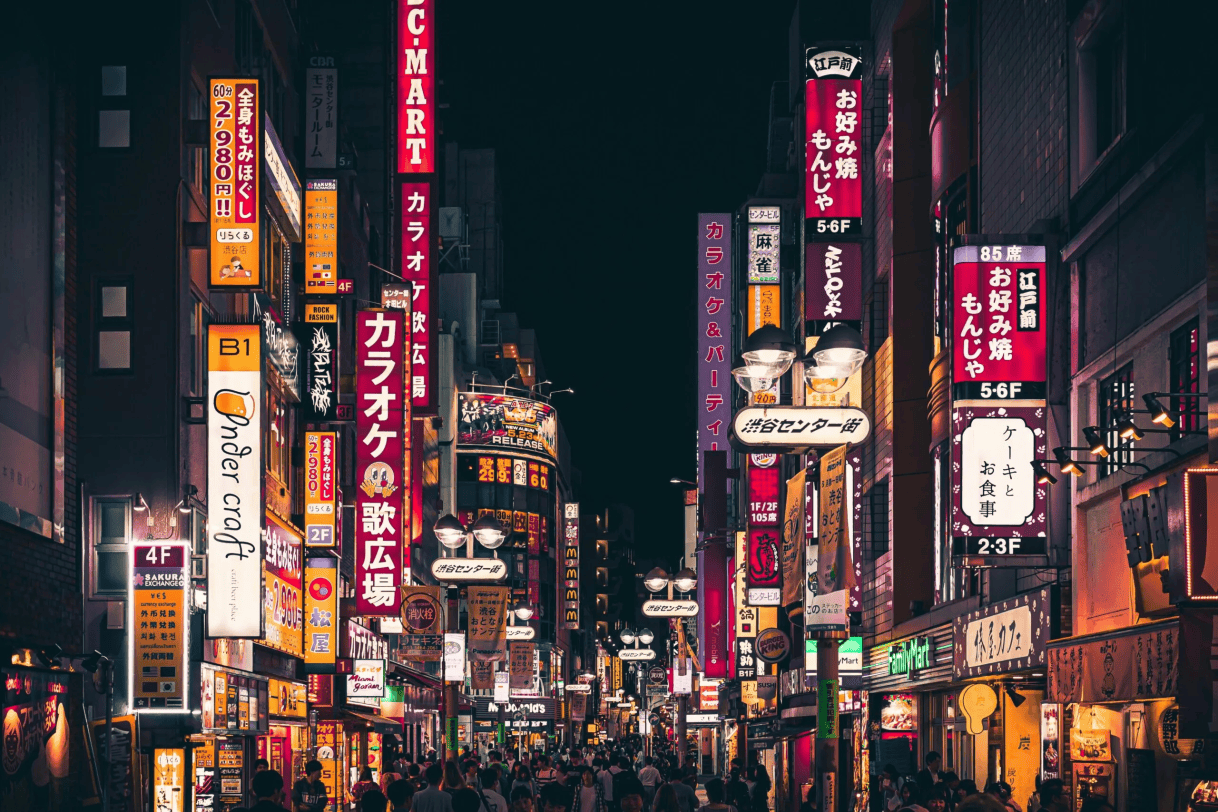 日本街道图片高清图片