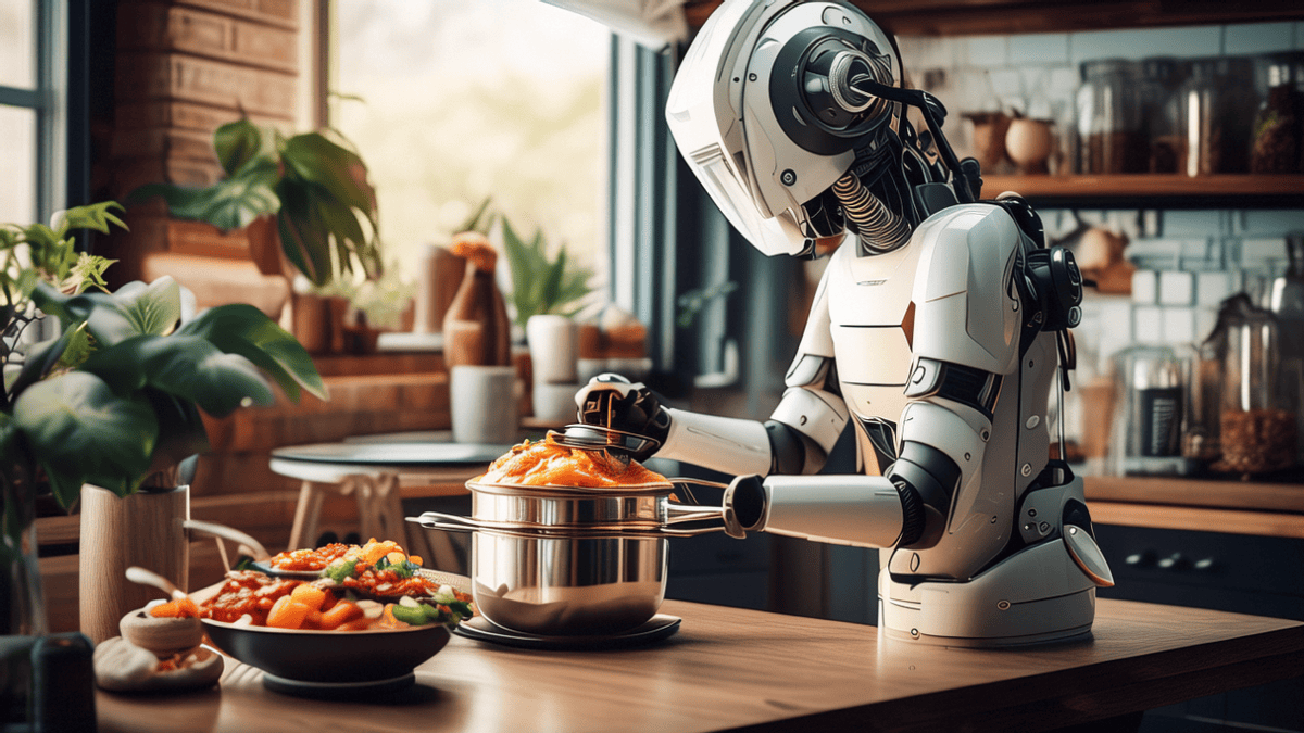 70,80后养老新格局,擎天柱做饭,威震天开车_机器人_模型_胡大爷