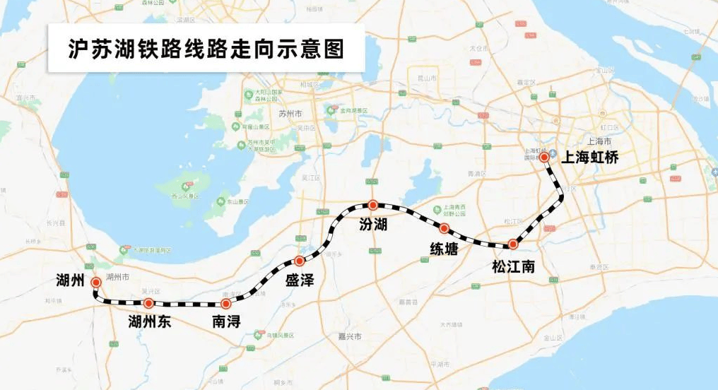 确实,从长三角地区的高铁规划来看,沪苏湖高铁会是入沪的新通道,非常
