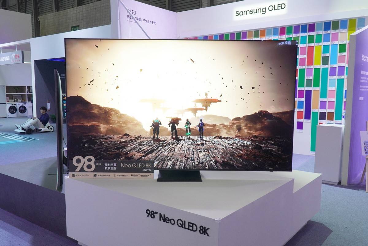 三星98英寸neo qled 8k电视qn990z沿用三星neo qled 8k电视超感全视屏