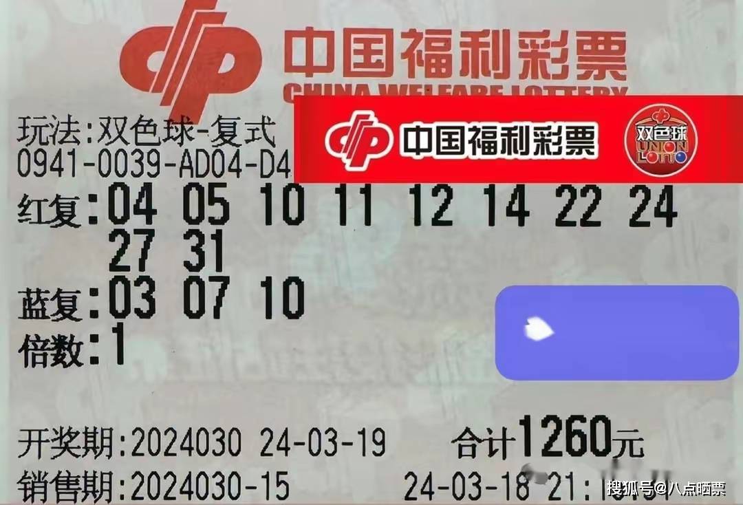 原创4组万元票霸气十足双色球24030期最新晒票开启今晚好运