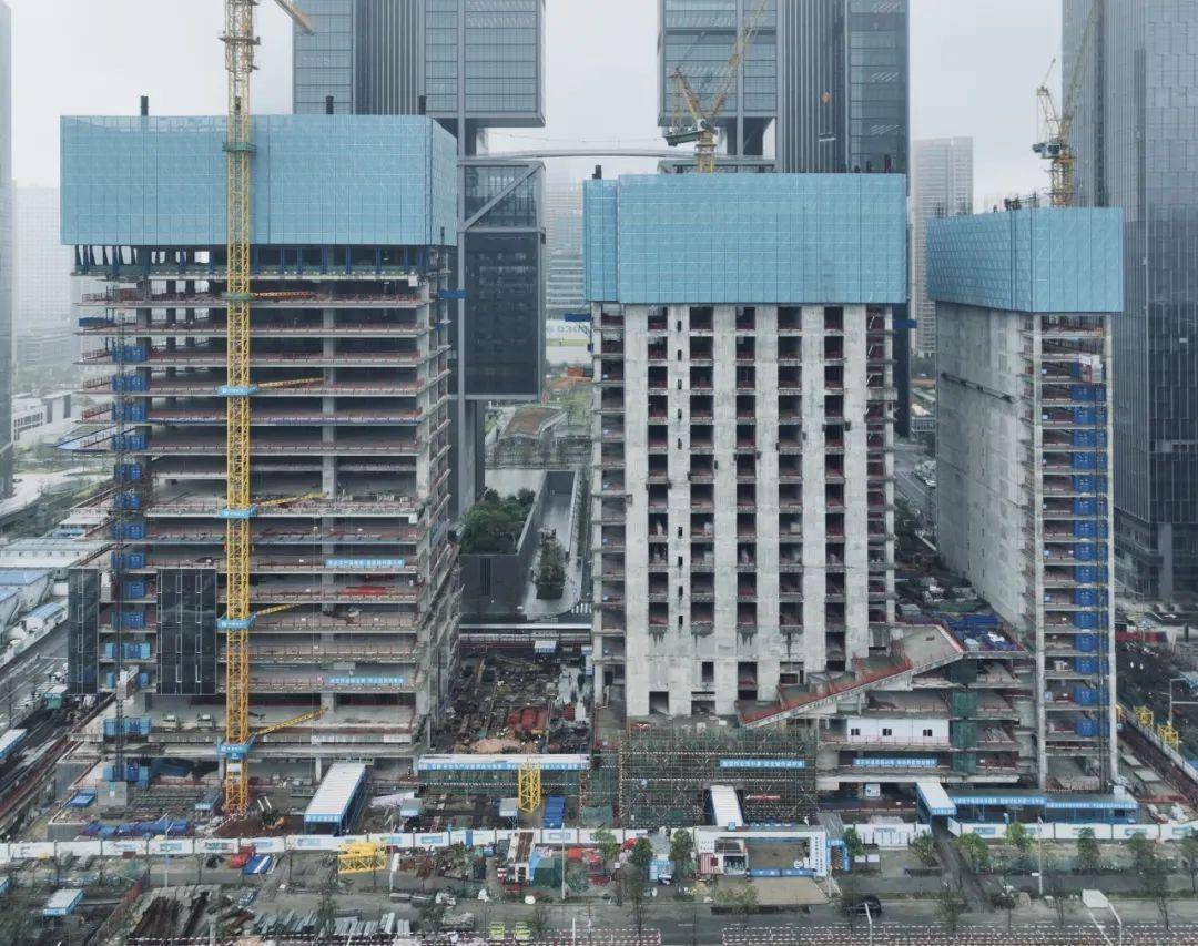 普联tplink深圳留仙洞总部大楼雏形初现一睹实景图