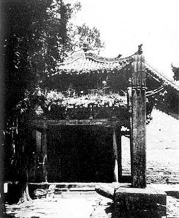 原创倒戈将军石友三火烧少林寺绝版老照片曝光烧毁前的真实面貌