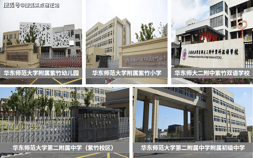 华东师范大学附属紫竹小学,华东师范大学第二附属中学附属初级中学