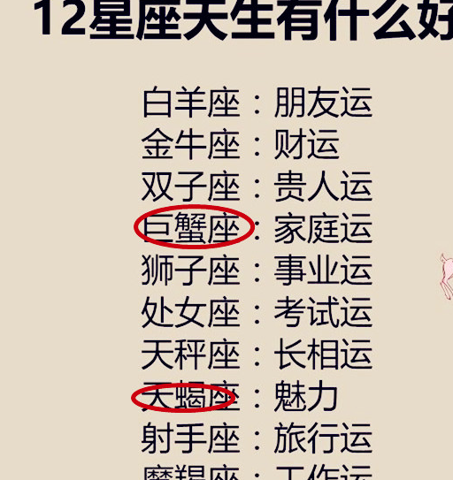 巨蟹座有家庭运,你的星座呢_天蝎座_眼神_魅力