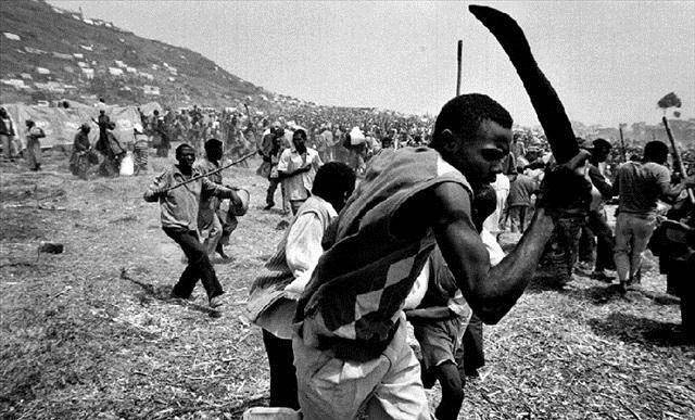 图西族人彻底失去了援助,就像树上的香蕉一样,任人宰割.