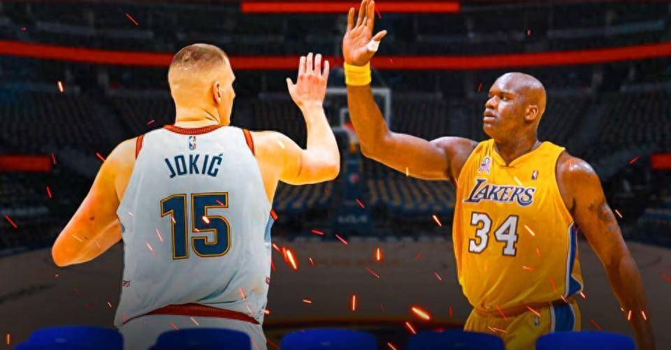 原创2k模拟奥尼尔大战约基奇网友巅峰鲨鱼谁也扛不住