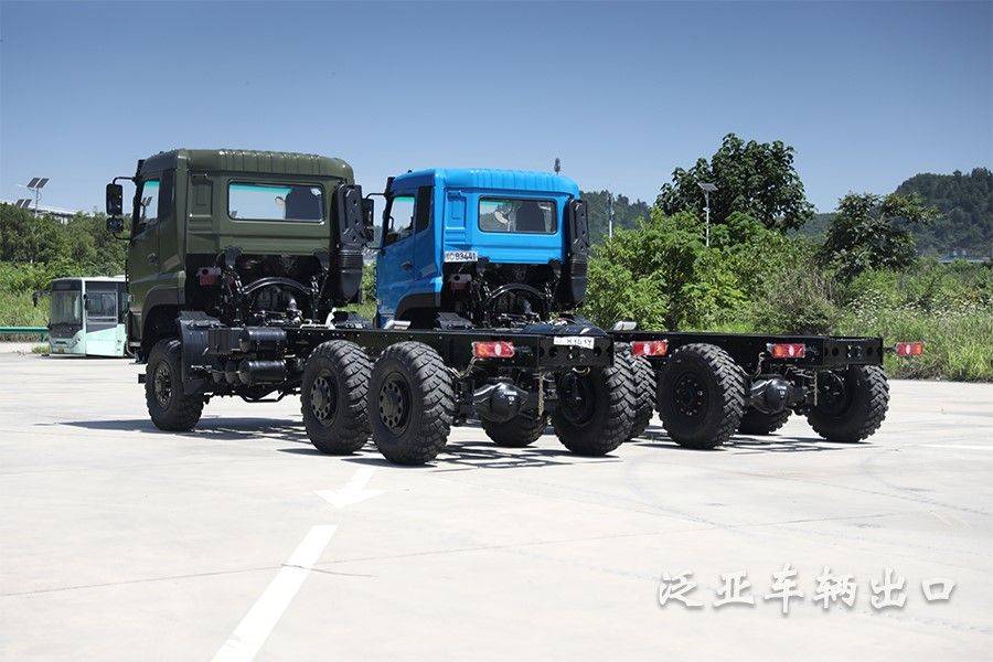 东风六驱6x6全驱大力神越野专用车底盘