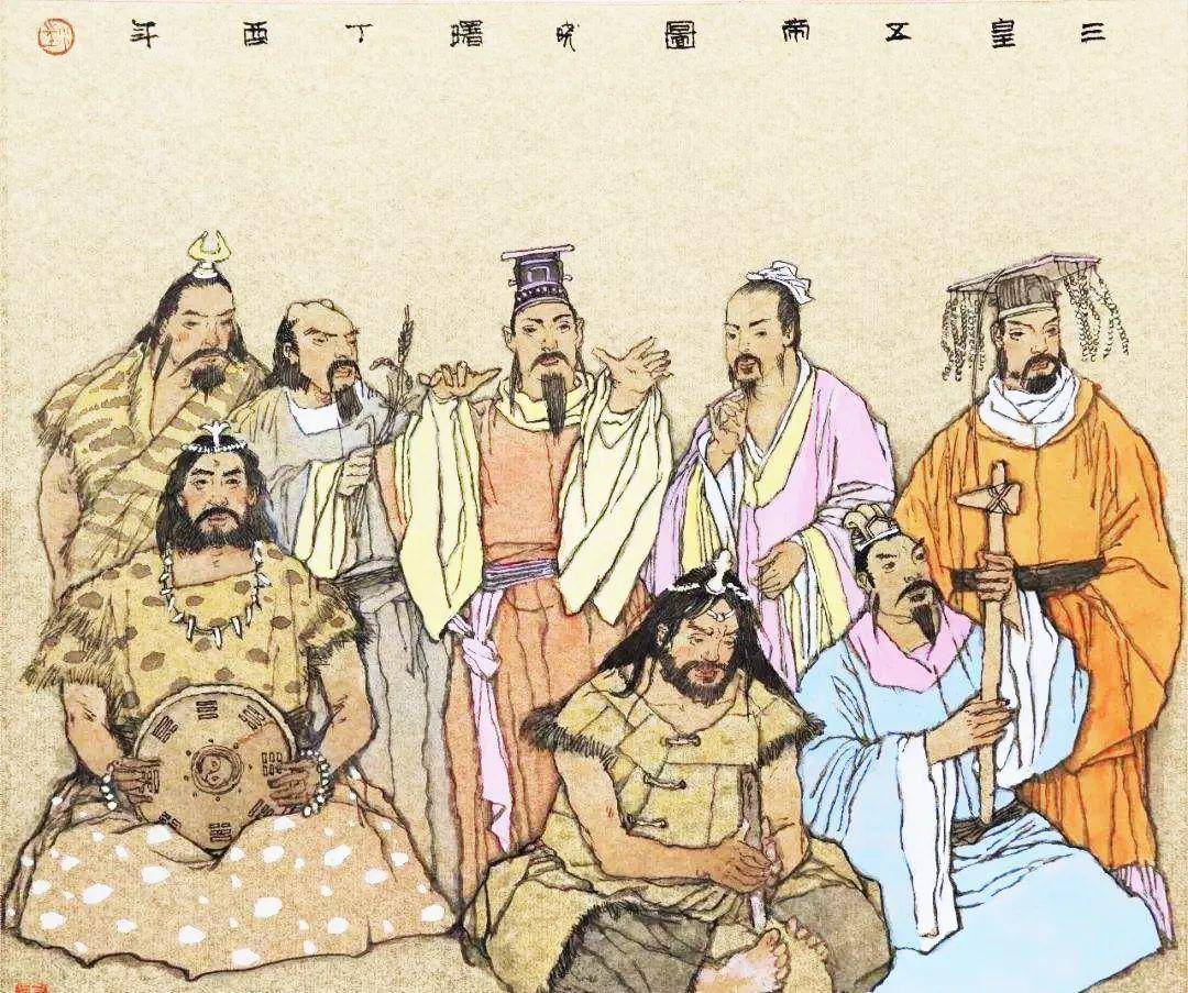 原创炎黄子孙的一场对抗黄帝孙子颛顼赢了炎帝子孙共工羞愤而撞山