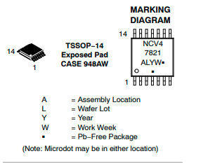ncv47821paajr2g稳压器芯片中文资料规格书pdf数据手册引脚图图片价格