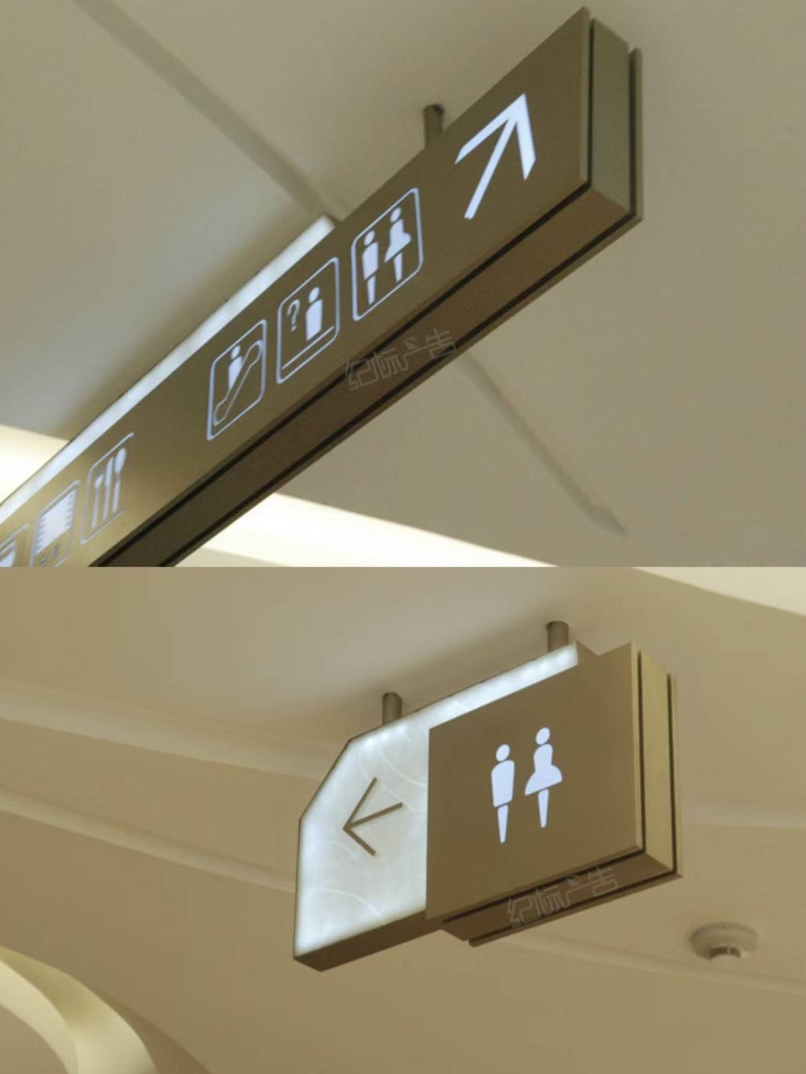 商场里宝宝自己怎么找厕所?