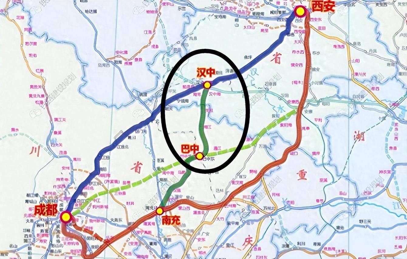 宝鸡高铁规划线路图图片