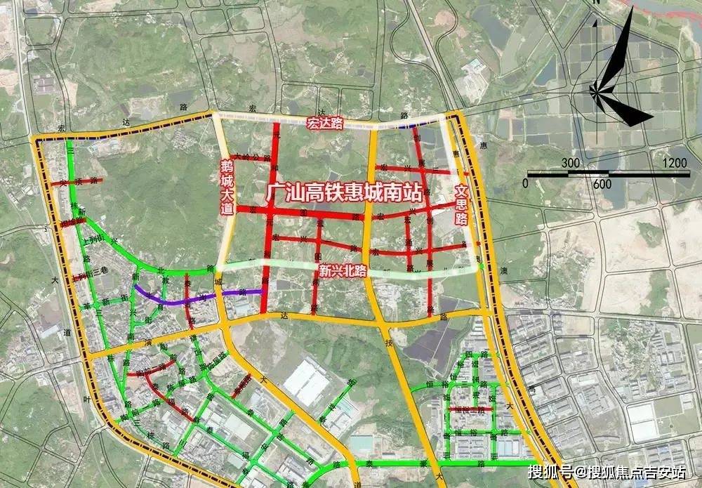 双城轨紧邻惠州地铁3号线平潭站(规划中),深惠城轨惠州机场站(规划中)