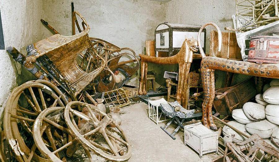 原创法老图坦卡蒙墓地发掘现场奢华的难以想象图9是最重要的发现