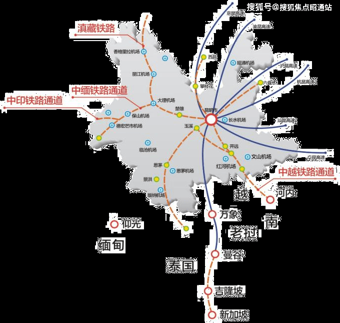 云南高铁规划图2035图片