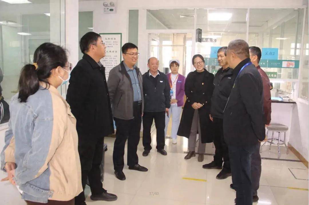 安阳招生办主任张军一行莅临殷都区人民医院视察指导高招体检工作