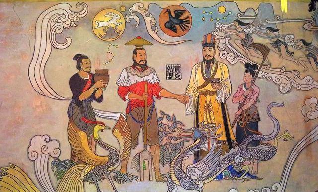 原创炎黄子孙的一场对抗黄帝孙子颛顼赢了炎帝子孙共工羞愤而撞山