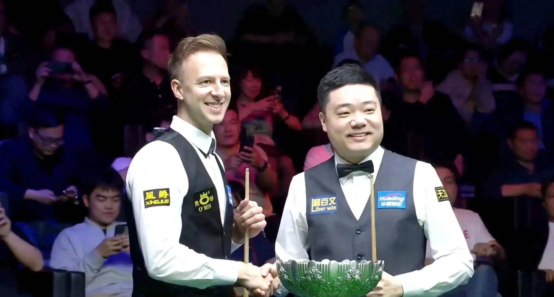 鲁姆普以104击败丁俊晖夺得2024年斯诺克世界公开赛冠军