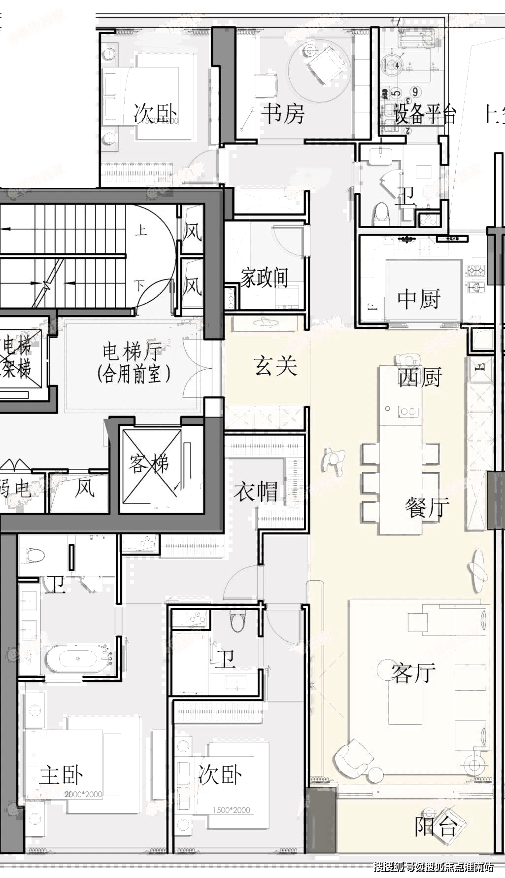 重庆融创壹号院户型图图片