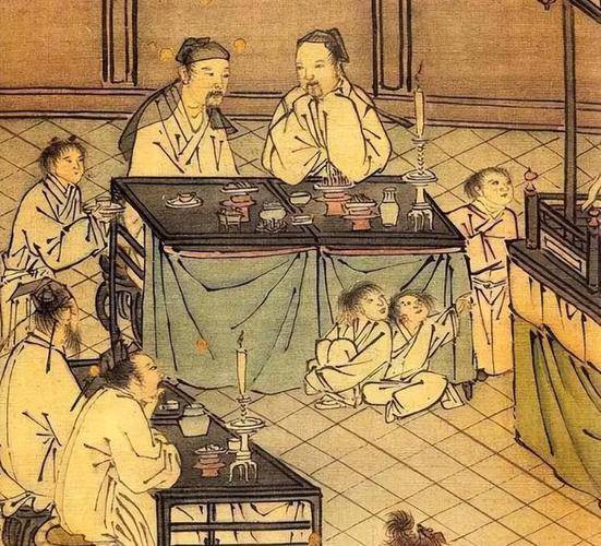 原创晚来天欲雪能饮一杯无8首宴会古诗词领你赴一趟古代民间饭局