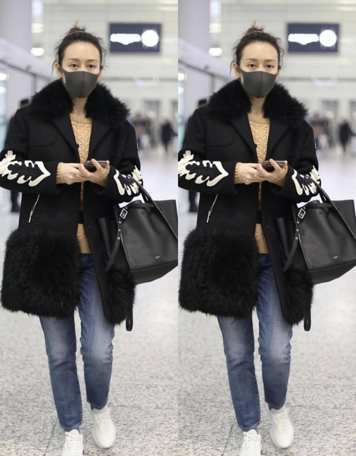 原创王鸥的素颜太干净了就算丸子头看着有点炸毛但依旧有气质