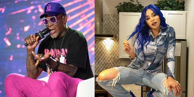 63岁罗德曼近照依然花枝招展90后辣妹陪他养老人生无憾了