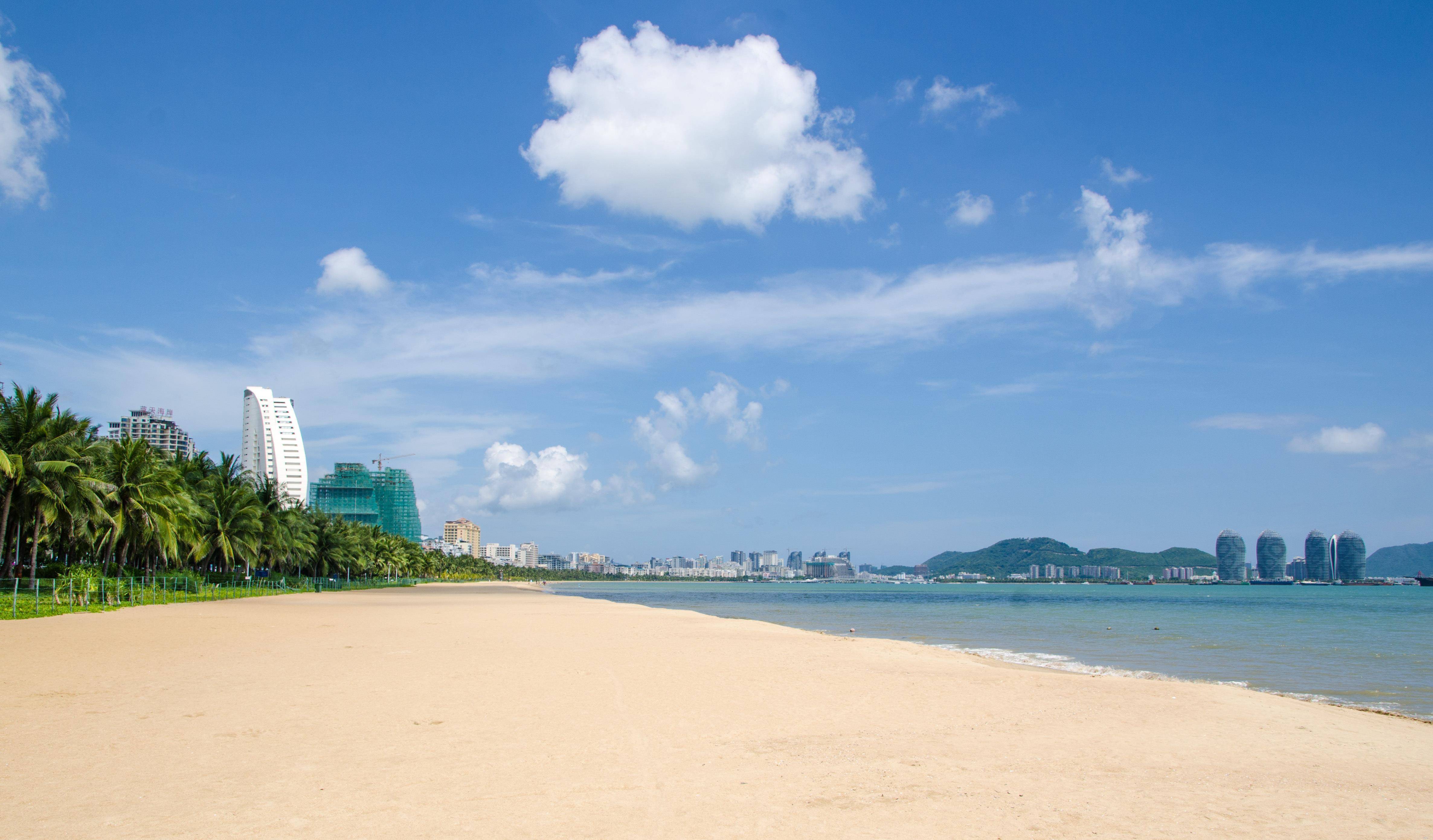 三亚海边风景图片真实图片