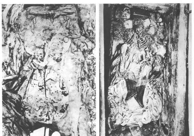 大明皇帝万历陵墓挖开全过程:图5郭沫若在现场,图9龙袍发黑变脆