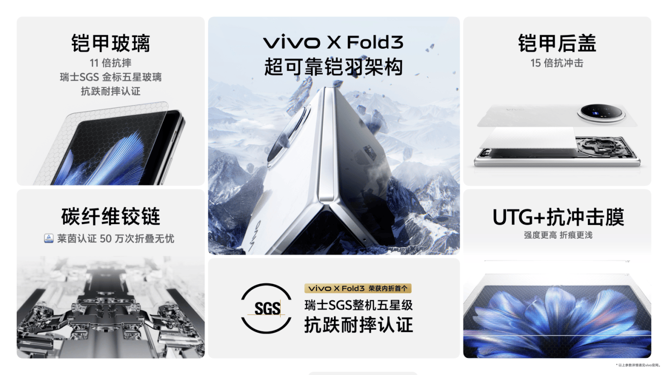 轻薄创纪录vivo X Fold3系列旗舰折叠新品正式发布
