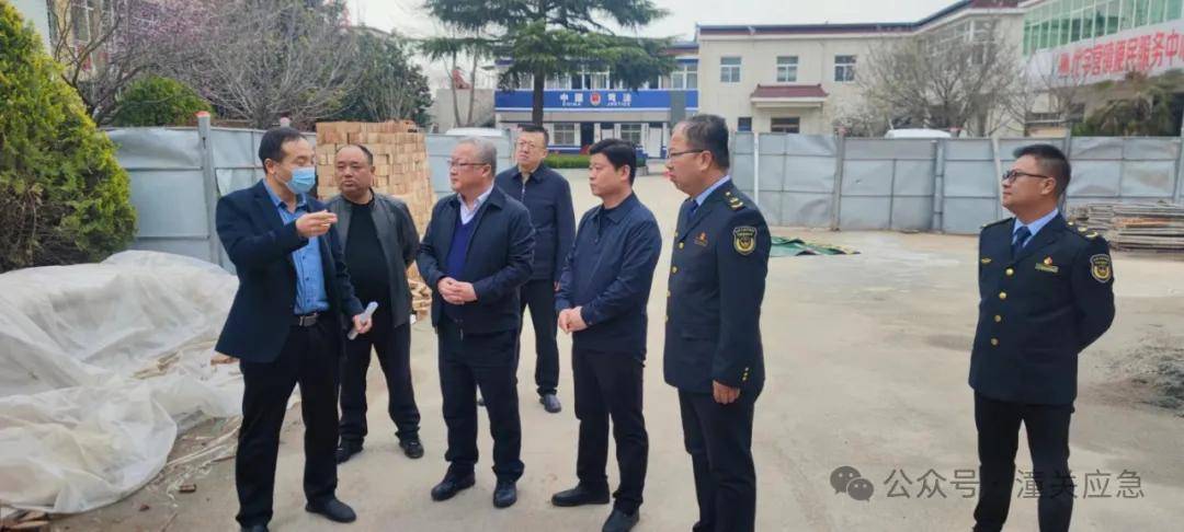 省应急管理厅李虎平副厅长莅临潼关县调研指导基层应急管理体系和能力