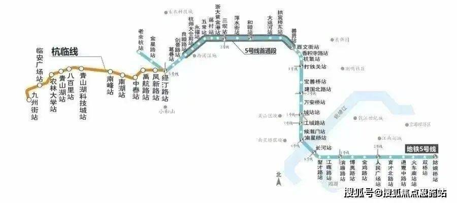 而项目到地铁16号线的临安广场站,直线距离约1000米以内,只需半小时