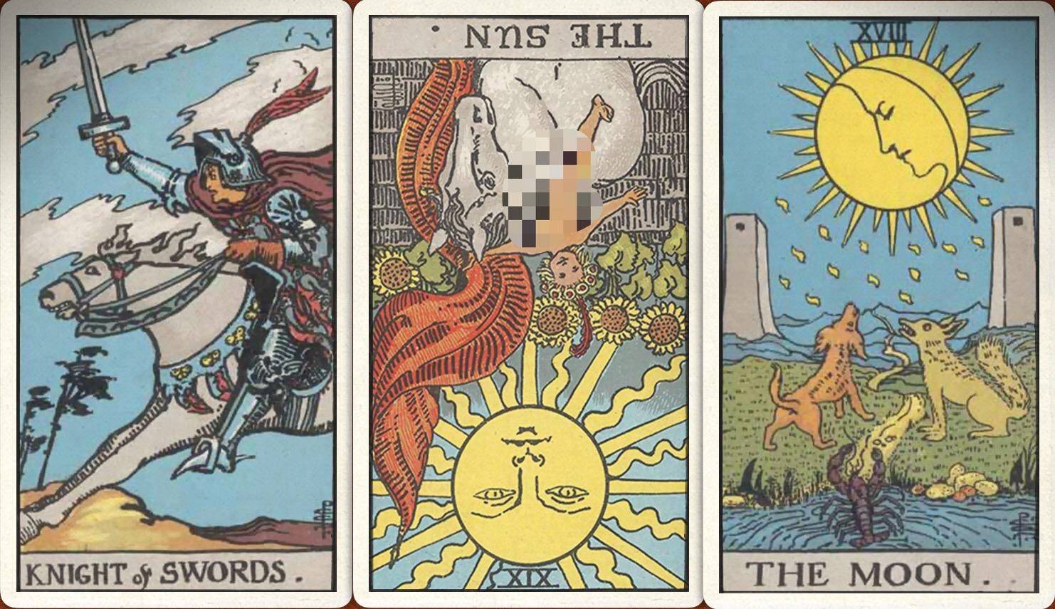 卜牌:宝剑骑士  太阳- 月亮 事业运:解析:四月狮子们的桃花运比较一般