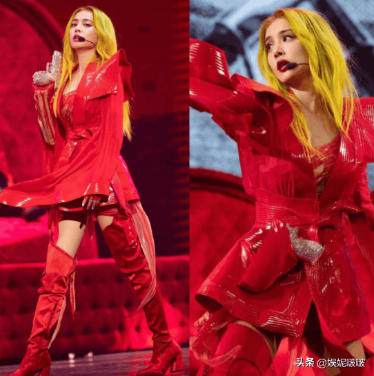 「超有料半球外露」形状全看光,jr赞爆:跪了_演唱会_造型_张韶涵