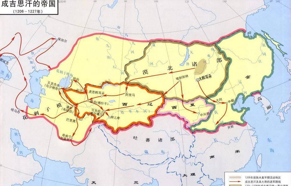 蒙古,鞑靼,瓦剌,女真,4者有什么关系?成吉思汗:都归我管