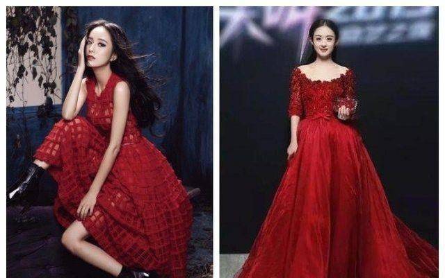 原创原创29岁赵丽颖撞衫32岁佟丽娅相差三岁差别也太大了