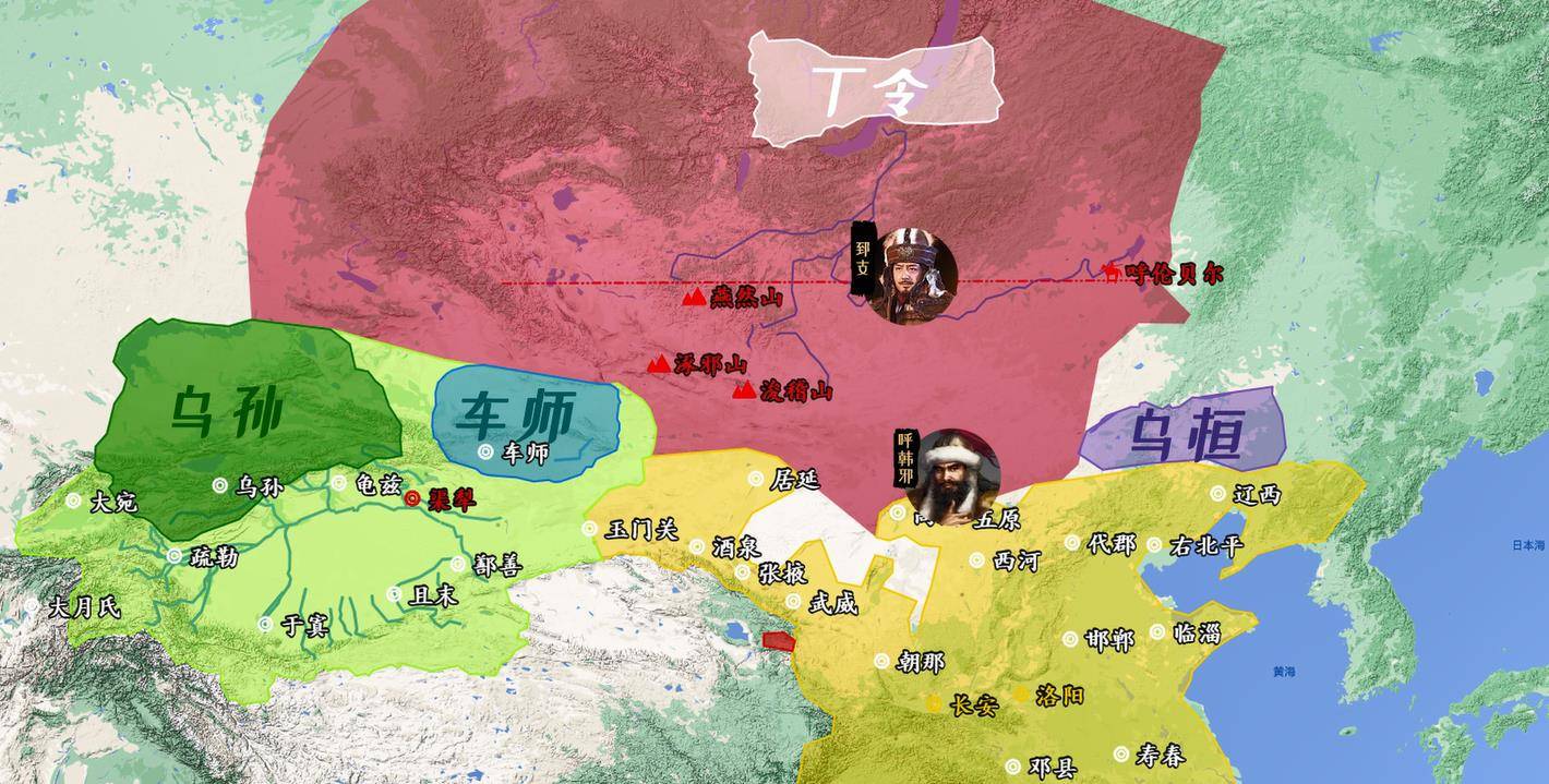 匈奴内部大火拼五大单于抢夺大位事实证明汉宣帝才高明