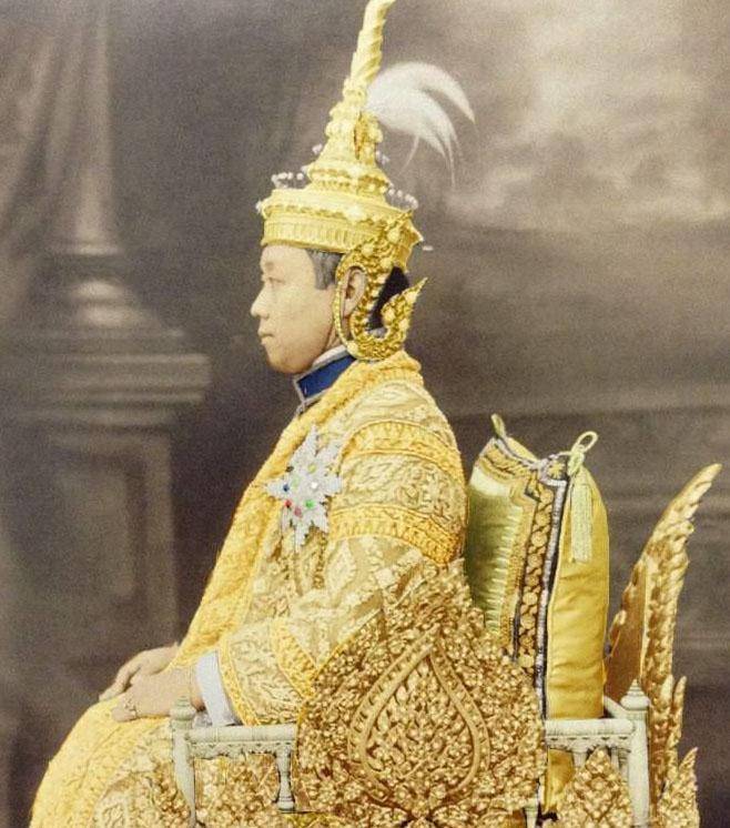 泰国王室的历史旧相片从拉玛四世和拉玛七世还有满宫佳丽