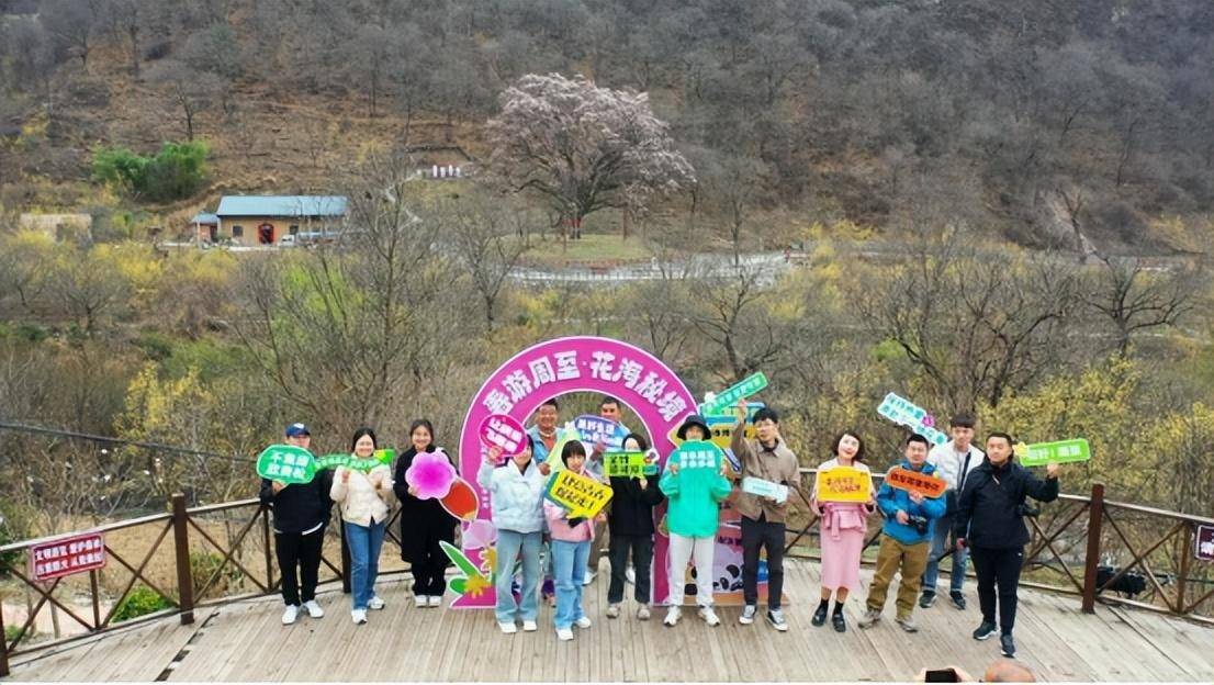 车游周至寻壮美秦岭春色探缤纷花海秘境