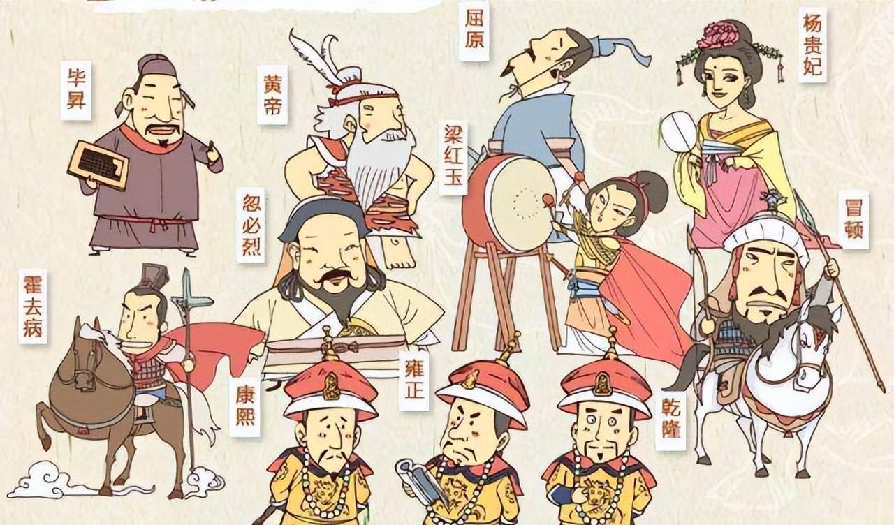 历史书上人物的另一面孔融不孝顺匡衡是贪官海瑞很无情